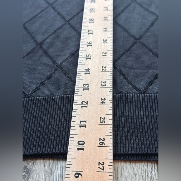 Masters Golf Augusta National Golf Shop  Silk Sweater Vest Men’s Size L Black - Picture 5 of 5